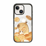 Custodia per telefono in acrilico TPU con stampa a cartone animato di un capibara., For iPhone 14 Plus, For iPhone 14, For iPhone 14 Pro, For iPhone 14 Pro Max