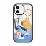 Custodia per telefono in acrilico TPU con stampa a cartone animato di un capibara., For iPhone 13 Pro Max, For iPhone 13 Pro, For iPhone 13, For iPhone 12