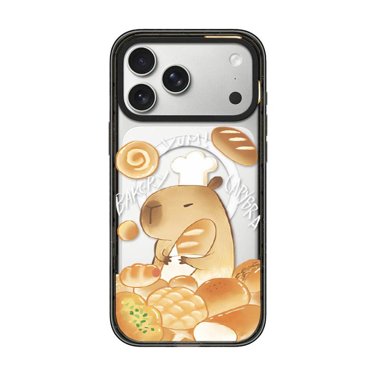 Custodia magnetica in acrilico TPU con stampa di un simpatico capibara in stile cartone animato., For iPhone 17 Pro Max, For iPhone 17 Pro, For iPhone 17, For iPhone Air