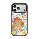 Custodia magnetica in acrilico TPU con stampa di un simpatico capibara in stile cartone animato., For iPhone 17 Pro Max, For iPhone 17 Pro, For iPhone 17, For iPhone Air