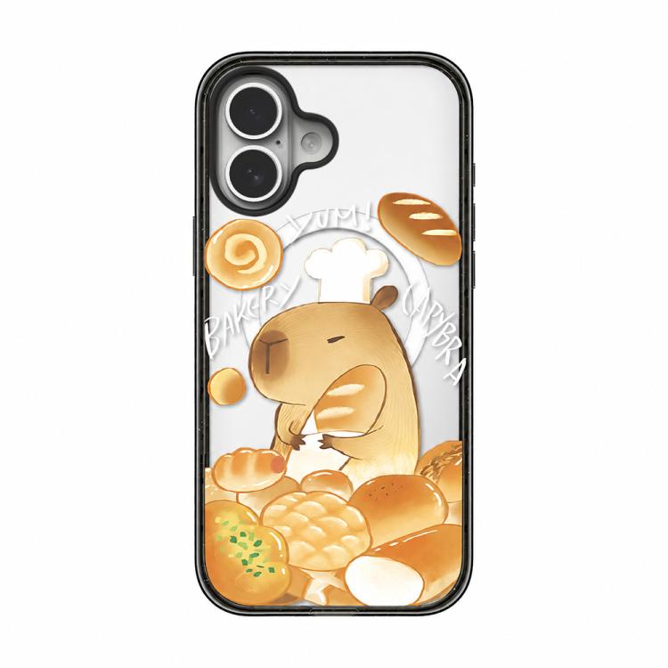 Custodia magnetica in acrilico TPU con stampa di un simpatico capibara in stile cartone animato., For iPhone 17 Pro Max, For iPhone 17 Pro, For iPhone 17, For iPhone Air