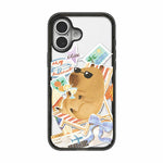Custodia magnetica in acrilico TPU con stampa di un simpatico capibara in stile cartone animato., For iPhone 17 Pro Max, For iPhone 17 Pro, For iPhone 17, For iPhone Air