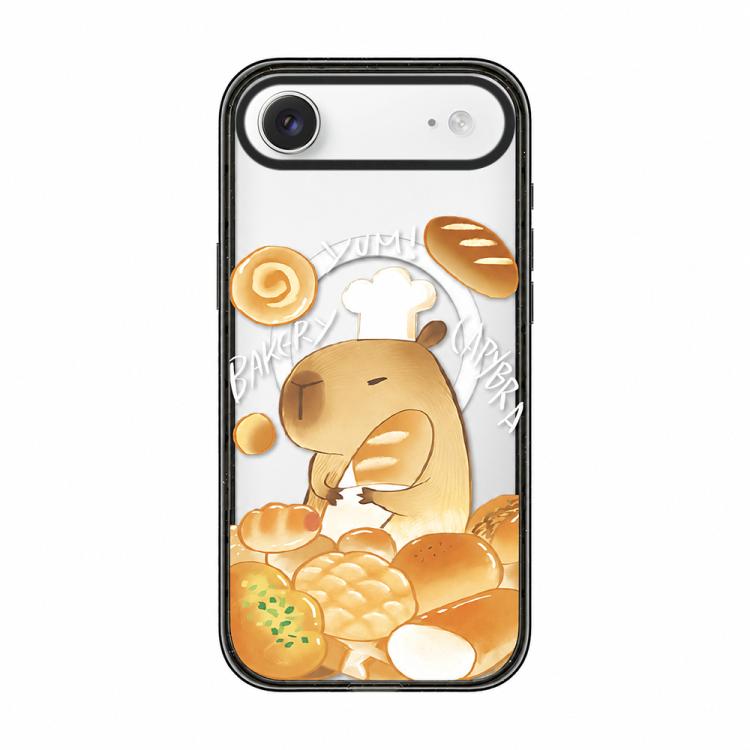 Custodia magnetica in acrilico TPU con stampa di un simpatico capibara in stile cartone animato., For iPhone 17 Pro Max, For iPhone 17 Pro, For iPhone 17, For iPhone Air