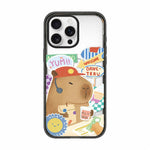 Custodia magnetica in acrilico TPU con stampa di un simpatico capibara in stile cartone animato., For iPhone 16 Pro Max, For iPhone 16 Pro, For iPhone 16 Plus, For iPhone 16