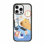 Custodia magnetica in acrilico TPU con stampa di un simpatico capibara in stile cartone animato., For iPhone 15 Pro Max, For iPhone 15 Pro, For iPhone 15 Plus, For iPhone 15