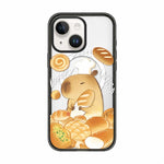 Custodia magnetica in acrilico TPU con stampa di un simpatico capibara in stile cartone animato., For iPhone 15 Pro Max, For iPhone 15 Pro, For iPhone 15 Plus, For iPhone 15