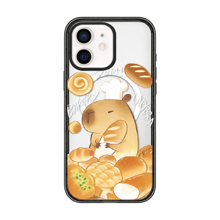 Custodia magnetica in acrilico TPU con stampa di un simpatico capibara in stile cartone animato., For iPhone 13 Pro Max, For iPhone 13 Pro, For iPhone 13, For iPhone 12