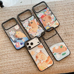 Custodia magnetica in acrilico TPU con stampa di un simpatico capibara in stile cartone animato., For iPhone 17 Pro Max, For iPhone 17 Pro, For iPhone 17, For iPhone Air