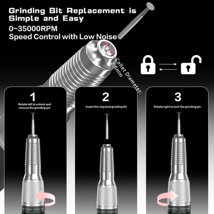 Smerigliatrice industriale elettrica multifunzione i2C G35Pro, US Plug, UK Plug, EU Plug, AU Plug