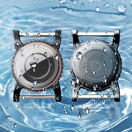 Mini custodia protettiva trasparente impermeabile anti-smarrimento in acciaio, For AirTag 1st Gen / 2nd Gen
