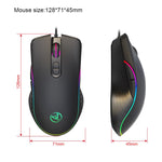 Set di tastiera e mouse da gioco HXSJ Master-P5+V100+A867 per PS5, Master-P5+V100+A867
