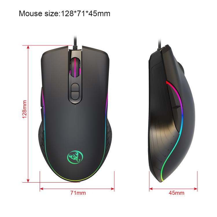 Set di tastiera e mouse da gioco HXSJ Master-P5+V100+A867 per PS5, Master-P5+V100+A867