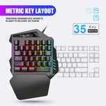 Set di tastiera e mouse da gioco HXSJ Master-P5+V100+A867 per PS5, Master-P5+V100+A867