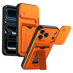 Serie porta carte, copertura scorrevole per obiettivo, custodia ibrida in PC e TPU per telefono, For iPhone 17 Pro Max, For iPhone 17 Pro, For iPhone 17, For iPhone 16 Pro Max