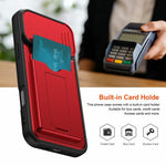 Serie porta carte, copertura scorrevole per obiettivo, custodia ibrida in PC e TPU per telefono, For iPhone 16 Pro, For iPhone 16