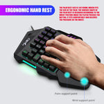 HXSJ Master-P5+V100+A869 Gaming Keyboard and Mouse Adapter Set for PS5, Master-P5+V100+A869