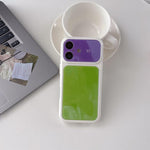 Custodia per telefono in acrilico PC con ampia finestra color Dopamina, For iPhone 13 Pro Max, For iPhone 13 Pro, For iPhone 13