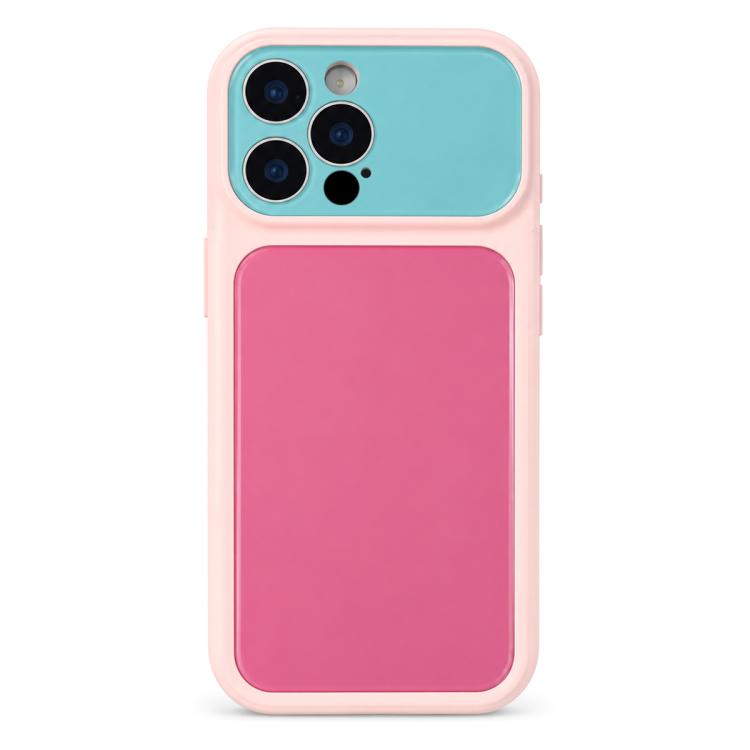 Custodia per telefono in acrilico PC con ampia finestra color Dopamina, For iPhone 13 Pro Max, For iPhone 13 Pro, For iPhone 13