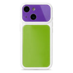Custodia per telefono in acrilico PC con ampia finestra color Dopamina, For iPhone 13 Pro Max, For iPhone 13 Pro, For iPhone 13