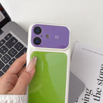 Custodia per telefono in acrilico PC con ampia finestra color Dopamina, For iPhone 13 Pro Max, For iPhone 13 Pro, For iPhone 13