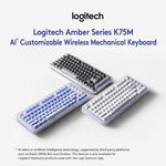 Logitech ALTO KEYS K75M Amber Series Custom Tri-Mode Wireless Mechanical Keyboard