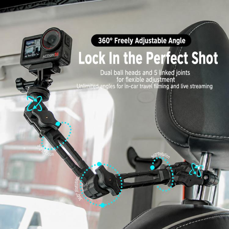Supporto a braccio magico tipo O con testa a sfera da 1/4 di pollice, Magic Arm, Magic Arm with Adapter
