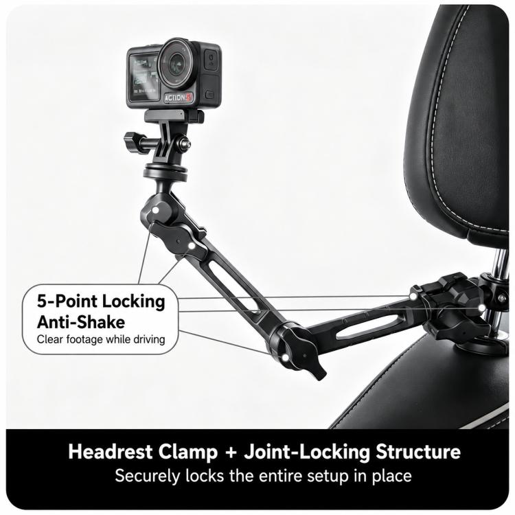 Supporto a braccio magico tipo O con testa a sfera da 1/4 di pollice, Magic Arm, Magic Arm with Adapter