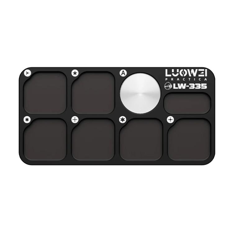 LUOWEI LW-335 Pannello magnetico a vite in lega di alluminio con 7 zone separate, LW-335