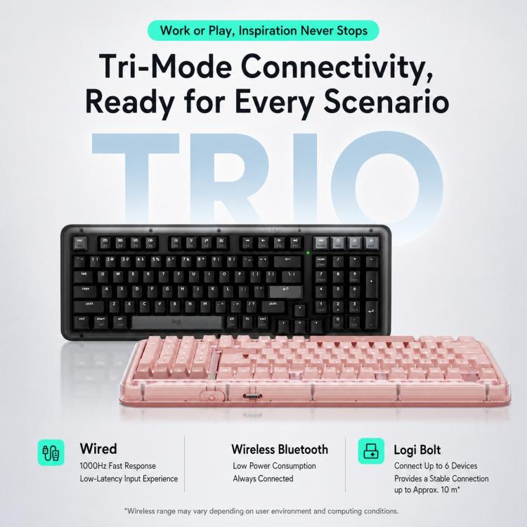 Logitech ALTO KEYS K98S Plus Custom Tri-Mode Wireless Mechanical Keyboard