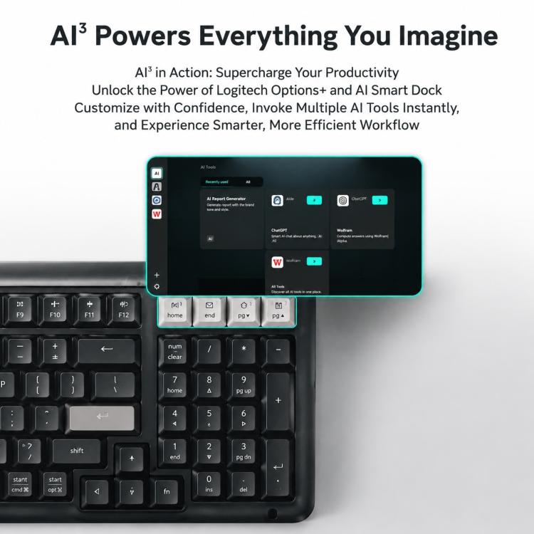 Logitech ALTO KEYS K98S Plus Custom Tri-Mode Wireless Mechanical Keyboard