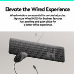 Logitech M520 Business Quiet Wired Office Mouse