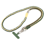 Cordino per cellulare con cinturino intrecciato e giuntato, dotato di cuscinetto di fissaggio, unisex.