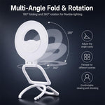 Multifunctional Portable Foldable Magnetic Fill Light Phone Holder