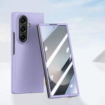 Custodia per telefono Skin Feel PC Hinge con pellicola temperata, For Galaxy Z Fold8 Ultra 5G, For Galaxy Z Flip8 5G