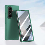 Custodia per telefono Skin Feel PC Hinge con pellicola temperata, For Galaxy Z Fold8 Ultra 5G, For Galaxy Z Flip8 5G