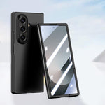 Custodia per telefono Skin Feel PC Hinge con pellicola temperata, For Galaxy Z Fold8 Ultra 5G, For Galaxy Z Flip8 5G