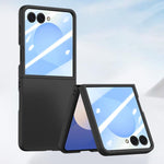 Custodia per telefono Skin Feel PC Hinge con pellicola temperata, For Galaxy Z Fold8 Ultra 5G, For Galaxy Z Flip8 5G