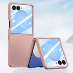 Custodia per telefono Skin Feel PC Hinge con pellicola temperata, For Galaxy Z Fold8 Ultra 5G, For Galaxy Z Flip8 5G