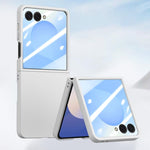 Custodia per telefono Skin Feel PC Hinge con pellicola temperata, For Galaxy Z Fold8 Ultra 5G, For Galaxy Z Flip8 5G