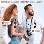 Portaocchiali magnetico in silicone per vestiti