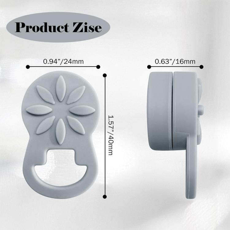 Portaocchiali magnetico in silicone per vestiti