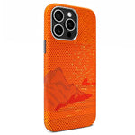 Adesivo per telefono magnetico con texture in Kevlar e effetto acqua, For iPhone 15 Pro, For iPhone 15, For iPhone 14, For iPhone 14 Pro, For iPhone 14 Pro Max