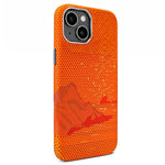 Adesivo per telefono magnetico con texture in Kevlar e effetto acqua, For iPhone 15 Pro, For iPhone 15, For iPhone 14, For iPhone 14 Pro, For iPhone 14 Pro Max