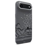 Adesivo per telefono magnetico con texture in Kevlar e effetto acqua, For iPhone 17 Pro Max, For iPhone 17 Pro, For iPhone 17, For iPhone Air, For iPhone 16 Pro Max, For iPhone 16 Pro, For iPhone 16, For iPhone 15 Pro Max