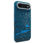 Adesivo per telefono magnetico con texture in Kevlar e effetto acqua, For iPhone 17 Pro Max, For iPhone 17 Pro, For iPhone 17, For iPhone Air, For iPhone 16 Pro Max, For iPhone 16 Pro, For iPhone 16, For iPhone 15 Pro Max