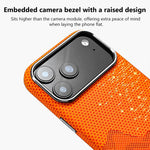 Adesivo per telefono magnetico con texture in Kevlar e effetto acqua, For iPhone 17 Pro Max, For iPhone 17 Pro, For iPhone 17, For iPhone Air, For iPhone 16 Pro Max, For iPhone 16 Pro, For iPhone 16, For iPhone 15 Pro Max
