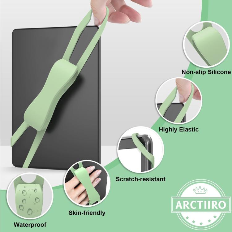 Cinturino elastico in silicone con impugnatura per tablet da 4,7-8 pollici