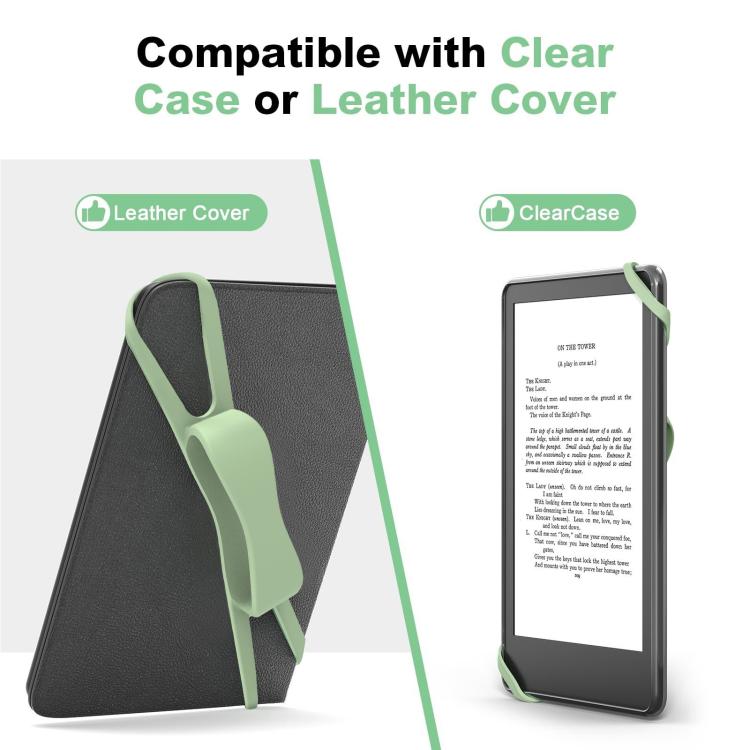 Cinturino elastico in silicone con impugnatura per tablet da 4,7-8 pollici