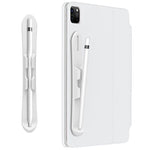 Supporto per stilo capacitivo in silicone autoadesivo resistente con fessura per Apple Pencil 2/1