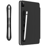 Supporto per stilo capacitivo in silicone autoadesivo resistente con fessura per Apple Pencil 2/1